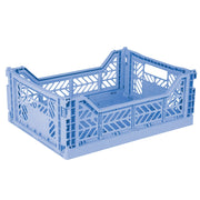 Opvouwbaar kratje Aykasa Midibox Foldable Crate Baby Blue - 40 x 30 x 15 cm - Opbergers Aykasa - In den Olifant