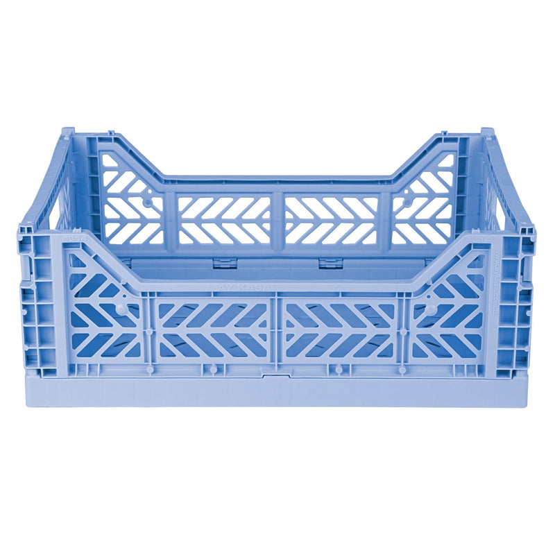 Opvouwbaar kratje Aykasa Midibox Foldable Crate Baby Blue - 40 x 30 x 15 cm - Opbergers Aykasa - In den Olifant