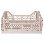 Opvouwbaar kratje Midibox Foldable Crate Coconut Milk - 40 x 30 x 15 cm - Opbergers Aykasa - In den Olifant
