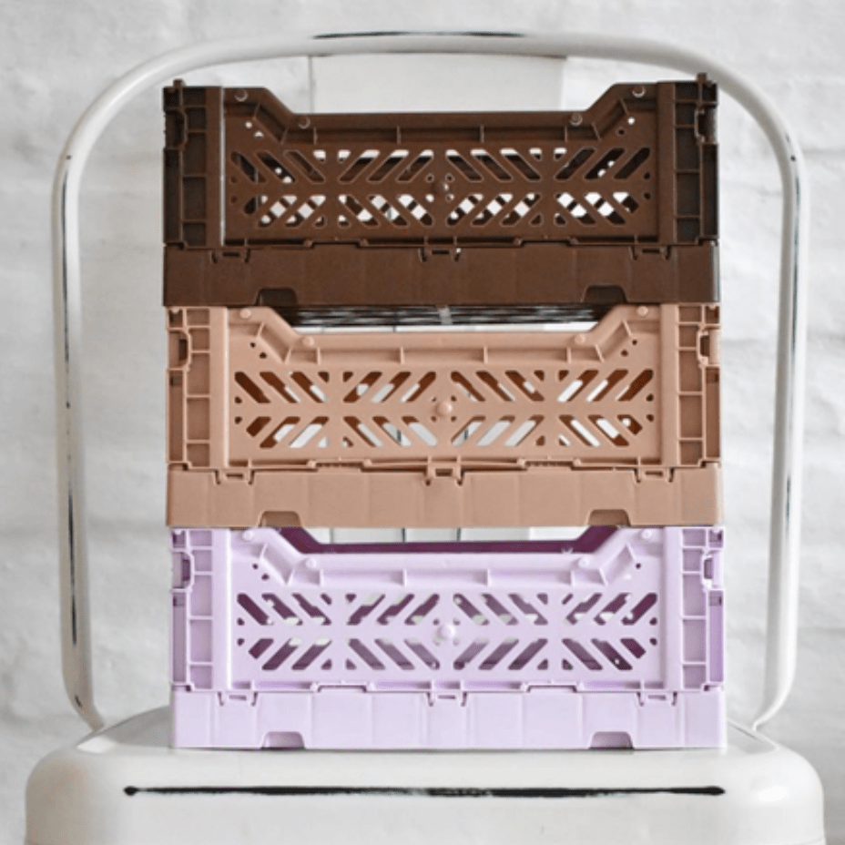 Opvouwbaar kratje Midibox Foldable Crate Orchid - 40 x 30 x 15 cm - Opbergers Aykasa - In den Olifant