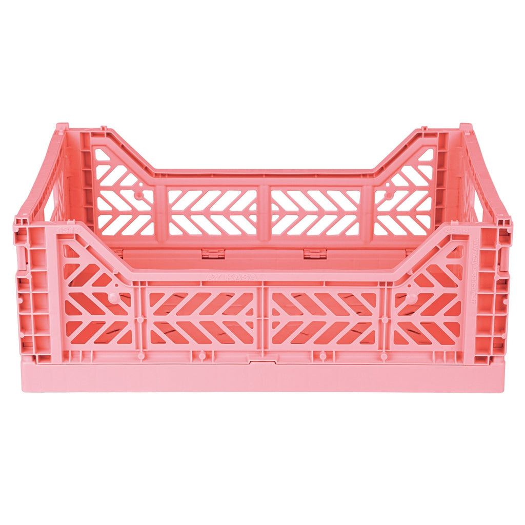 Opvouwbaar kratje Midibox Foldable Crate Strawberry Milk - 40 x 30 x 15 cm - Opbergers Aykasa - In den Olifant