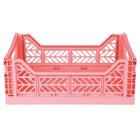 Opvouwbaar kratje Midibox Foldable Crate Strawberry Milk - 40 x 30 x 15 cm - Opbergers Aykasa - In den Olifant