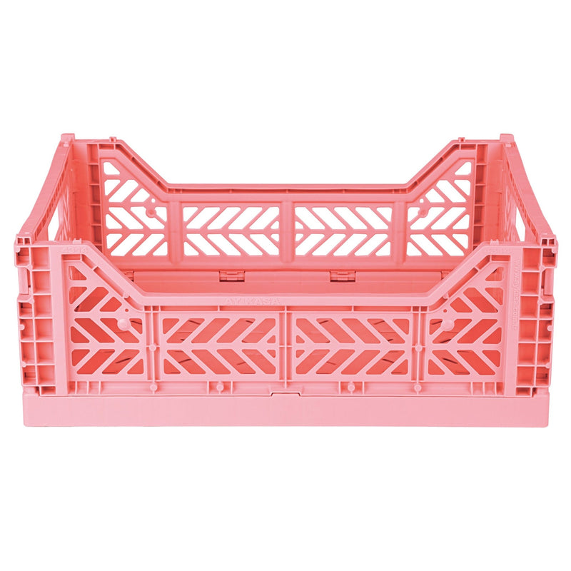 Opvouwbaar kratje Midibox Foldable Crate Strawberry Milk - 40 x 30 x 15 cm - Opbergers Aykasa - In den Olifant