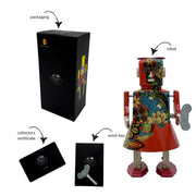 Opwindbare blikken robot Blossom Bot - Verzamelfiguren Mr & Mrs Tin - In den Olifant