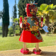 Opwindbare blikken robot Blossom Bot - Verzamelfiguren Mr & Mrs Tin - In den Olifant