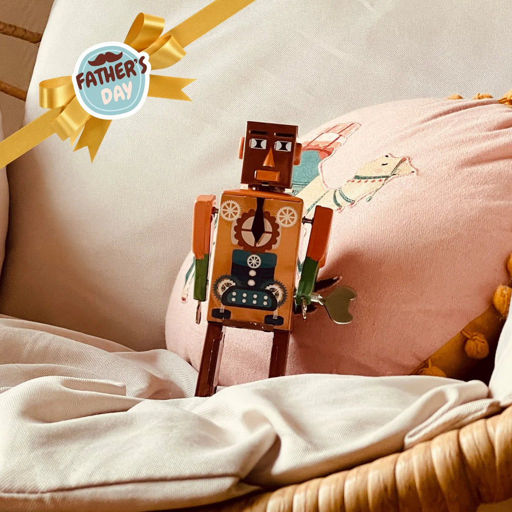 Opwindbare blikken robot Businessbot - Verzamelfiguren Mr & Mrs Tin - In den Olifant