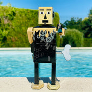 Opwindbare blikken robot Goldheadbot - Verzamelfiguren Mr & Mrs Tin - In den Olifant