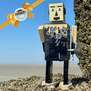 Opwindbare blikken robot Goldheadbot - Verzamelfiguren Mr & Mrs Tin - In den Olifant