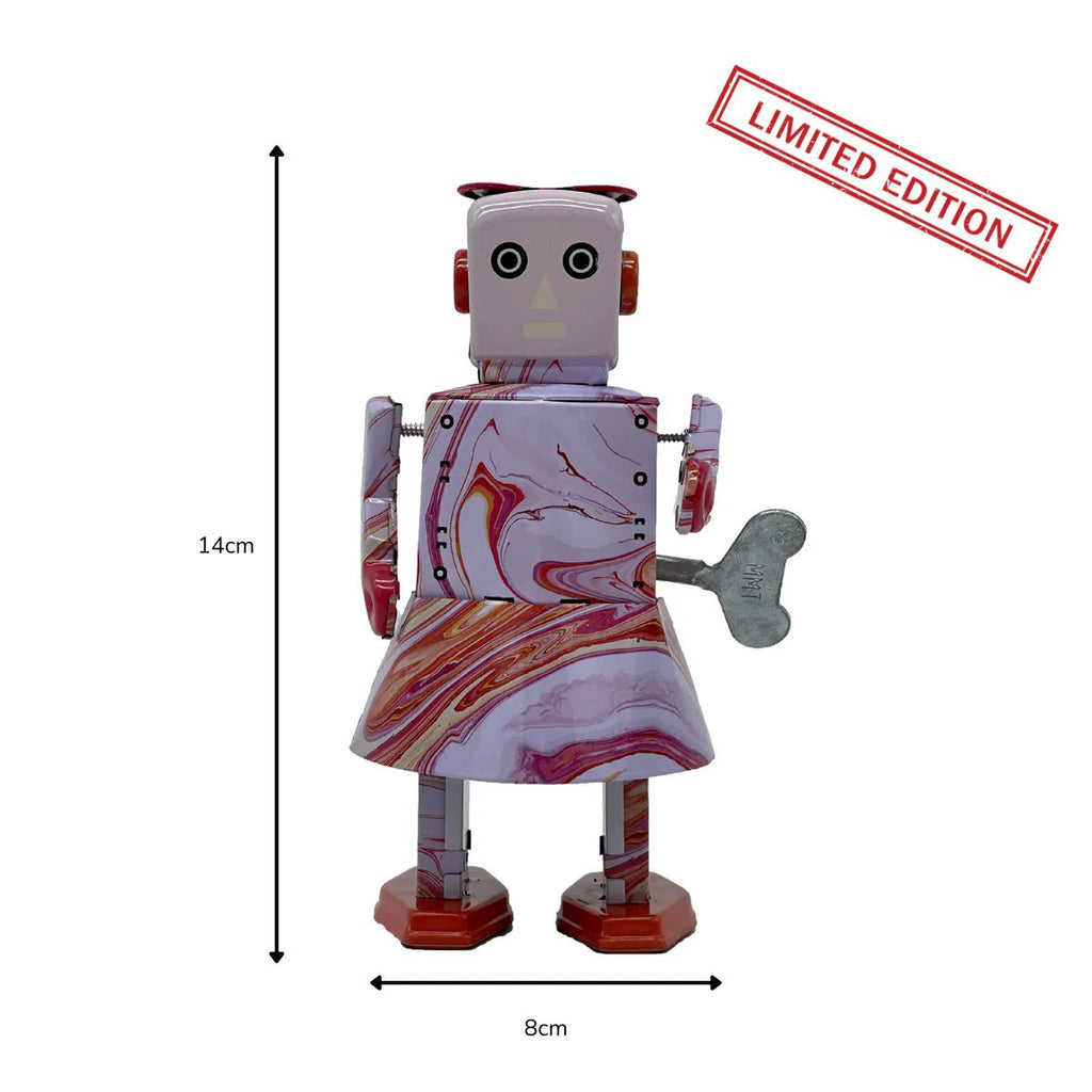 Opwindbare blikken robot Ripple Bot - Verzamelfiguren Mr & Mrs Tin - In den Olifant