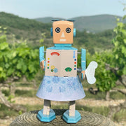 Opwindbare blikken robot Snow Bot - Verzamelfiguren Mr & Mrs Tin - In den Olifant