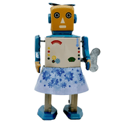 Opwindbare blikken robot Snow Bot - Verzamelfiguren Mr & Mrs Tin - In den Olifant