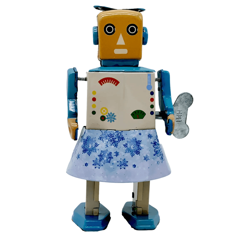 Opwindbare blikken robot Snow Bot - Verzamelfiguren Mr & Mrs Tin - In den Olifant