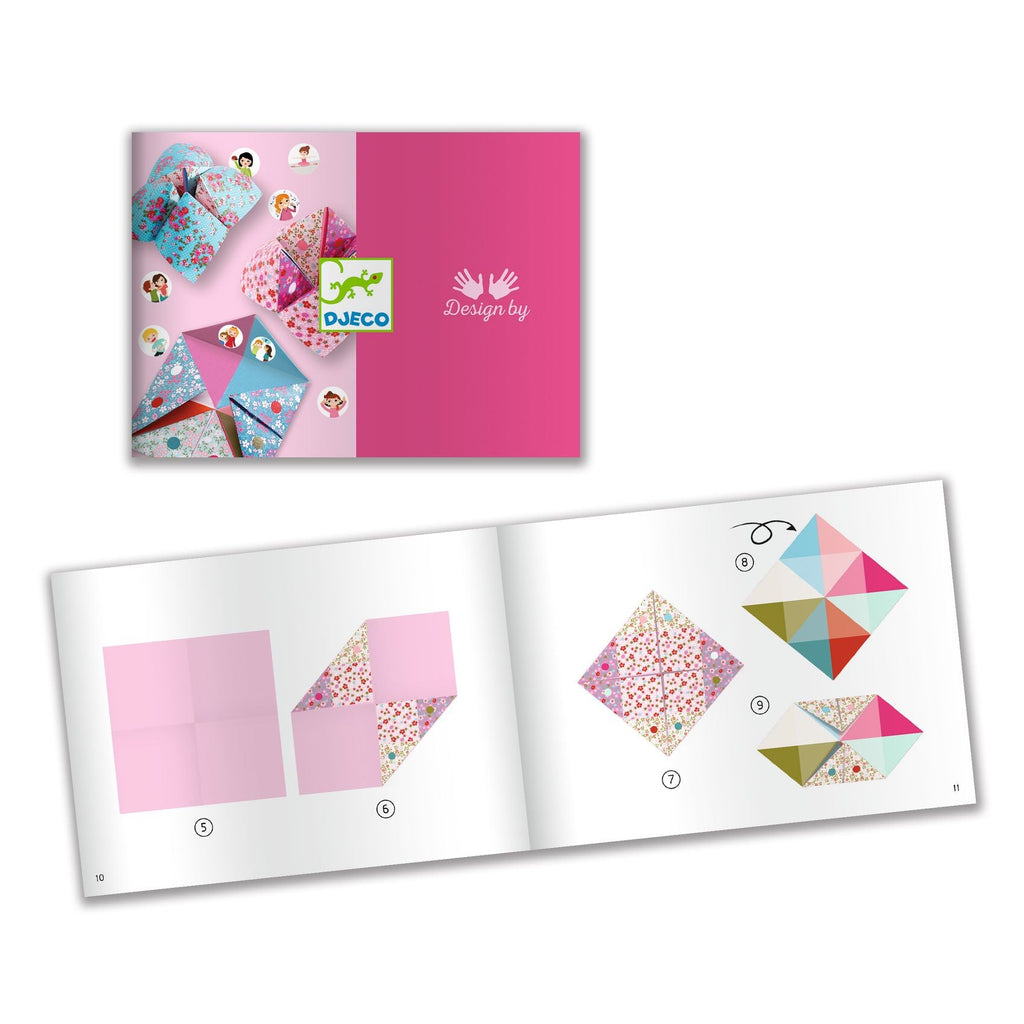 Origami set - Cocottes À Gages - Bloem - Knutselsets Djeco - In den Olifant