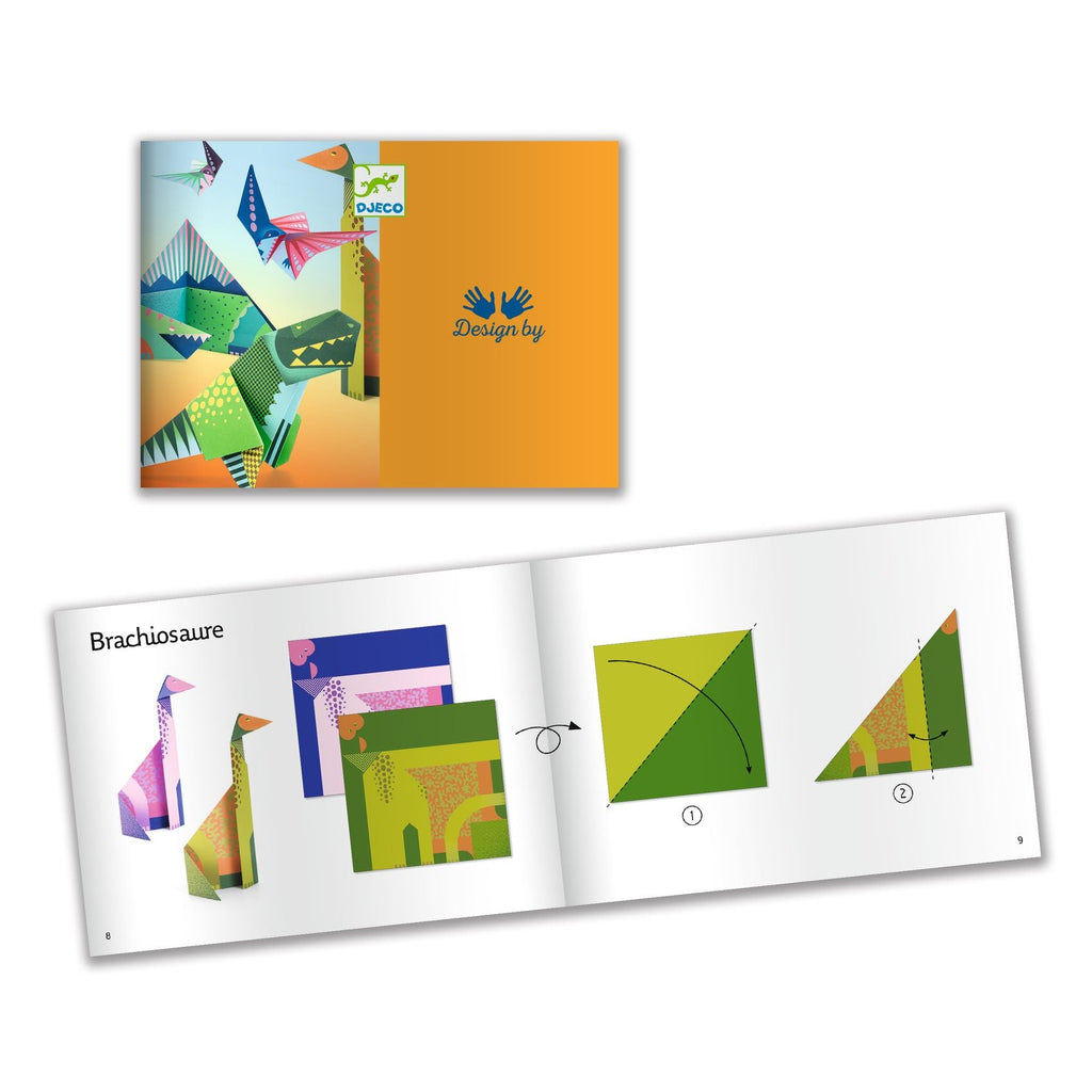 Origami set - Dinosaurussen - Knutselsets Djeco - In den Olifant