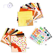 Origami set - Gekke Gezichten - Knutselsets Djeco - In den Olifant