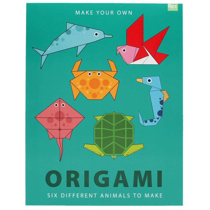 Origami set - Maak je eigen origami dieren - Knutselsets REX London - In den Olifant