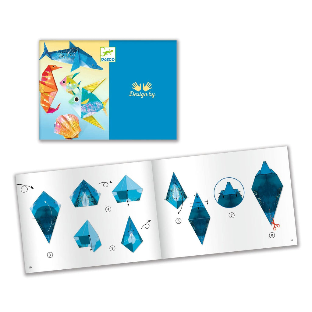 Origami set - Zeedieren - Knutselsets Djeco - In den Olifant