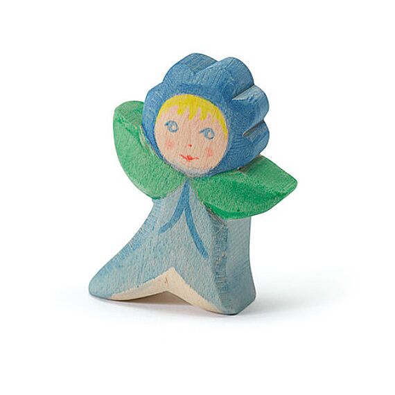 Houten Speelfiguur | Bloemenkind Vergeet-Mij-Nietje