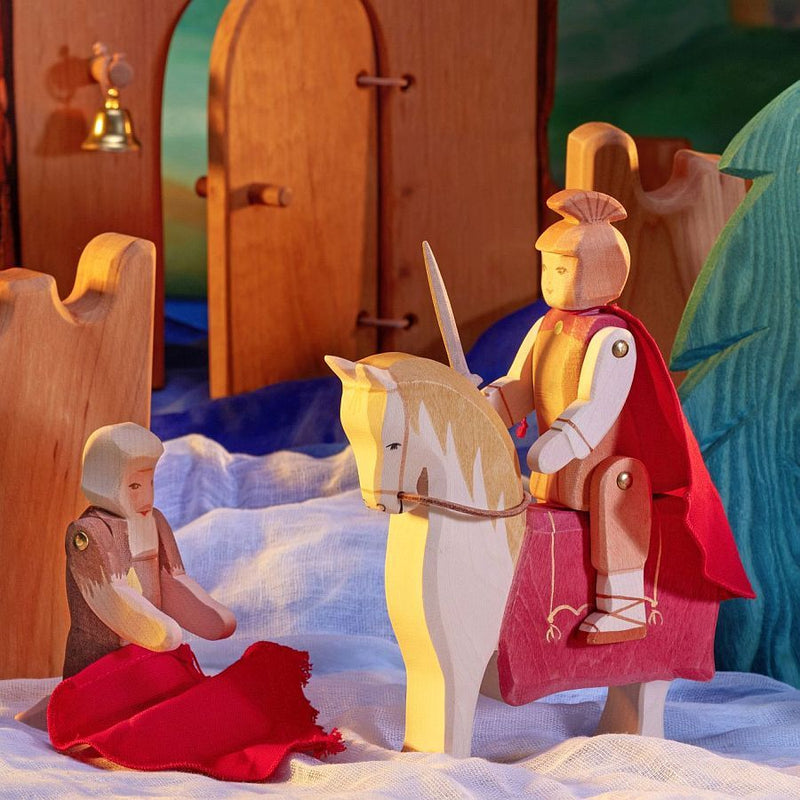 Ostheimer figuur Sint Maarten met cape e zwaard - Speelfiguren Ostheimer - In den Olifant