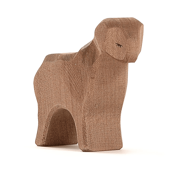 Ostheimer Houten Dier | Schaap Bruin Staand - Boerderijdieren Ostheimer - In den Olifant