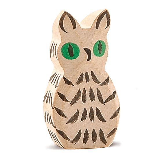 Ostheimer Houten Dier | Uil Wit - Boerderijdieren Ostheimer - In den Olifant