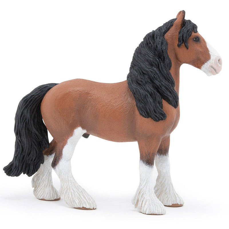 Paard Clydesdale - Speeldieren Papo - In den Olifant