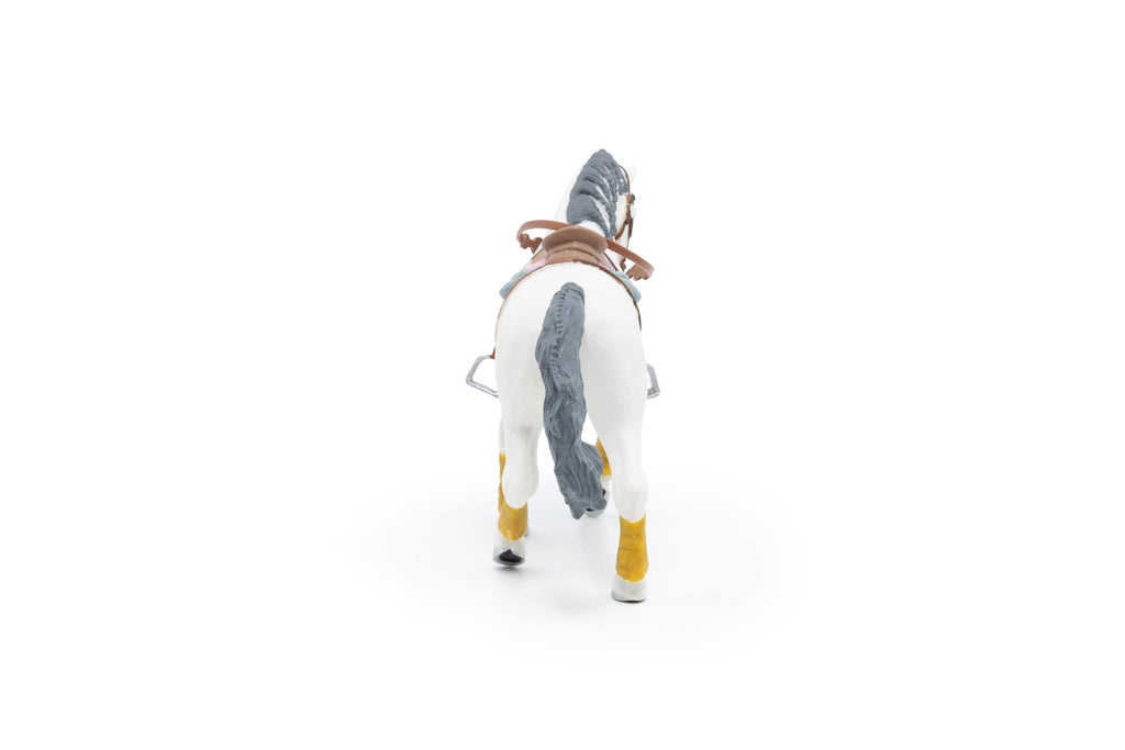 Paard met gevlochten manen - Speeldieren Papo - In den Olifant