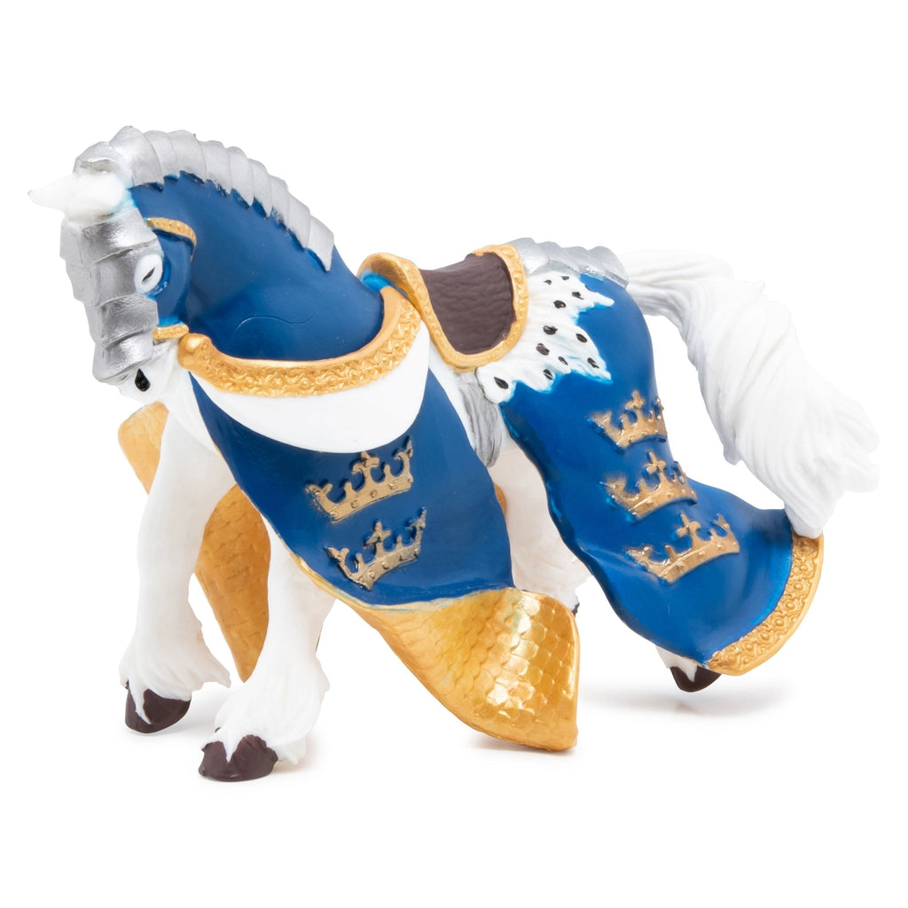 Paard Van Koning Arthur Blauw - Speeldieren Papo - In den Olifant