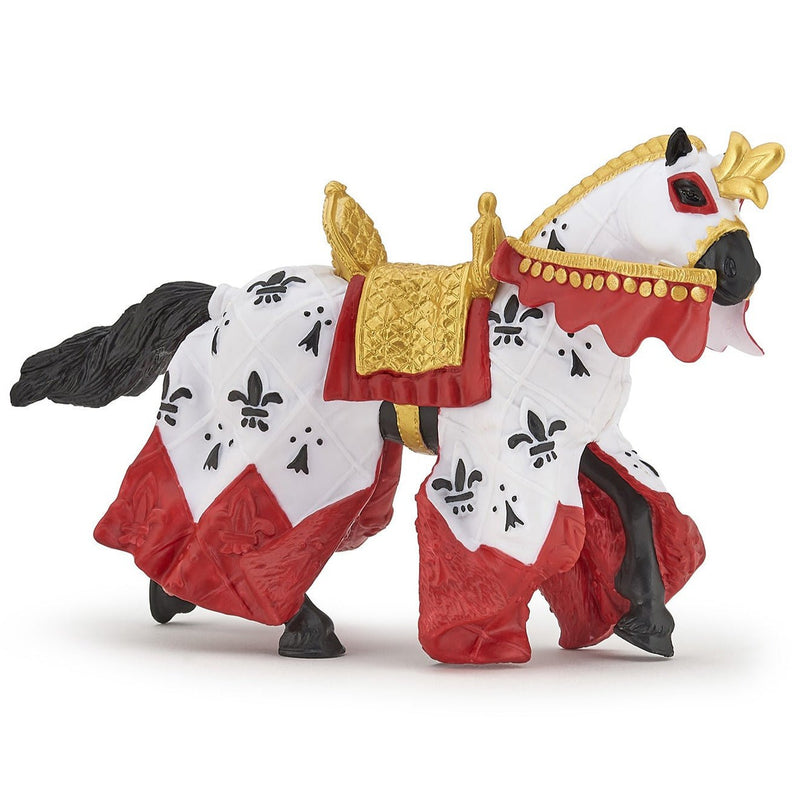 Paard Van Koning Arthur Rood - Speeldieren Papo - In den Olifant
