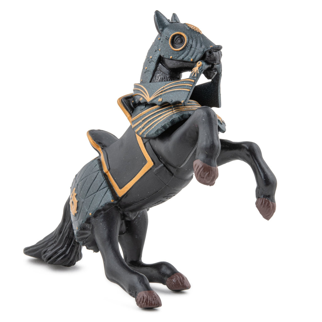 Paard Van Ridder In Zwarte Pantser - Speeldieren Papo - In den Olifant