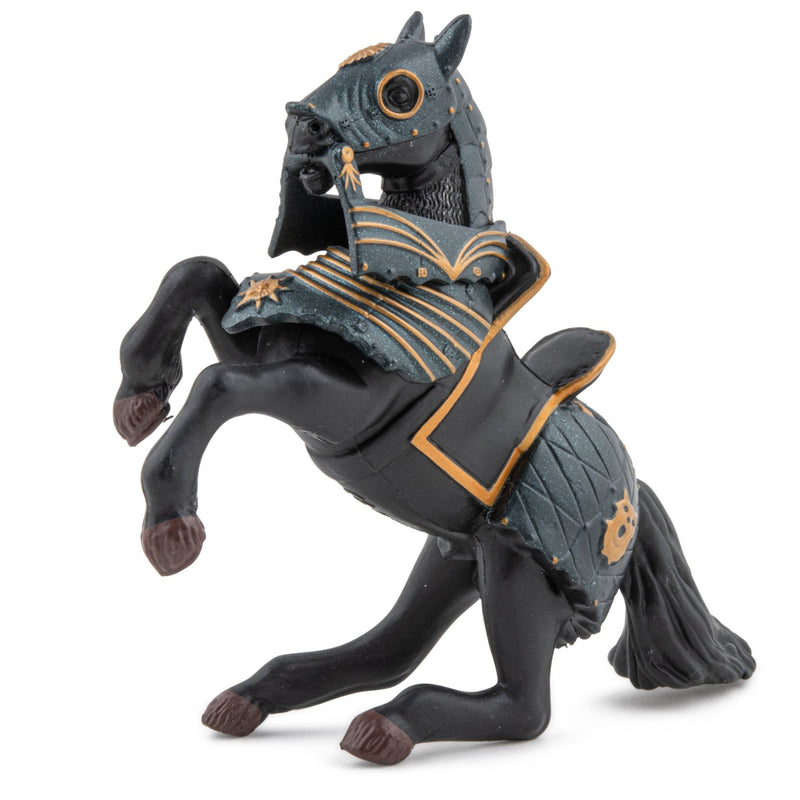 Paard Van Ridder In Zwarte Pantser - Speeldieren Papo - In den Olifant