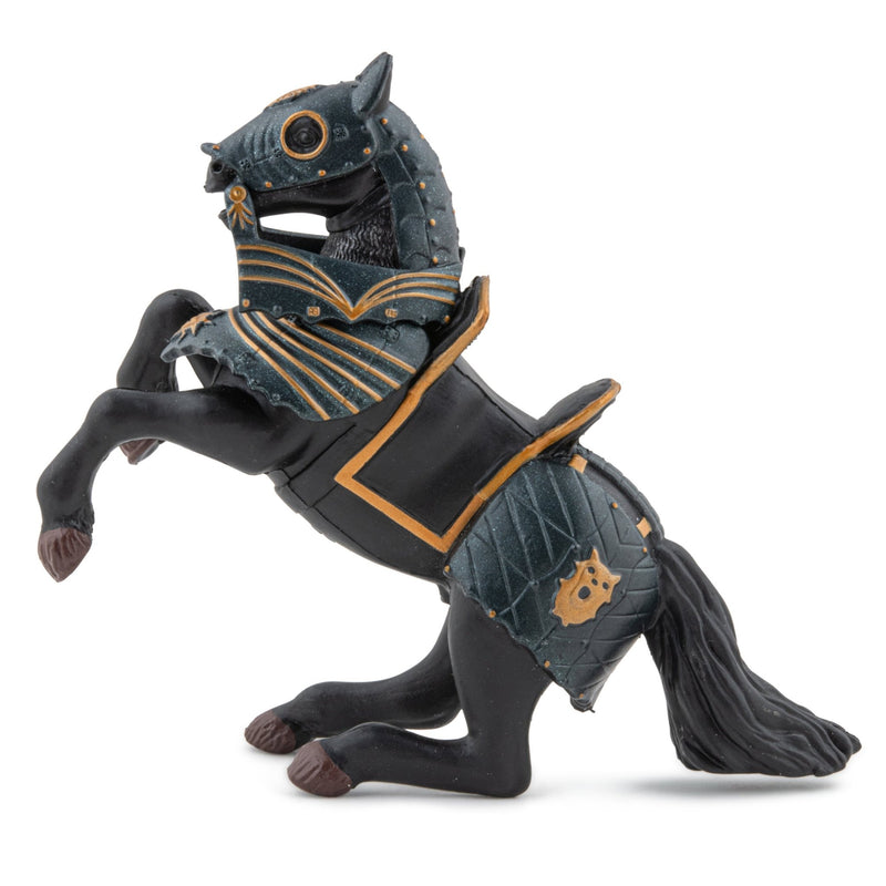 Paard Van Ridder In Zwarte Pantser - Speeldieren Papo - In den Olifant