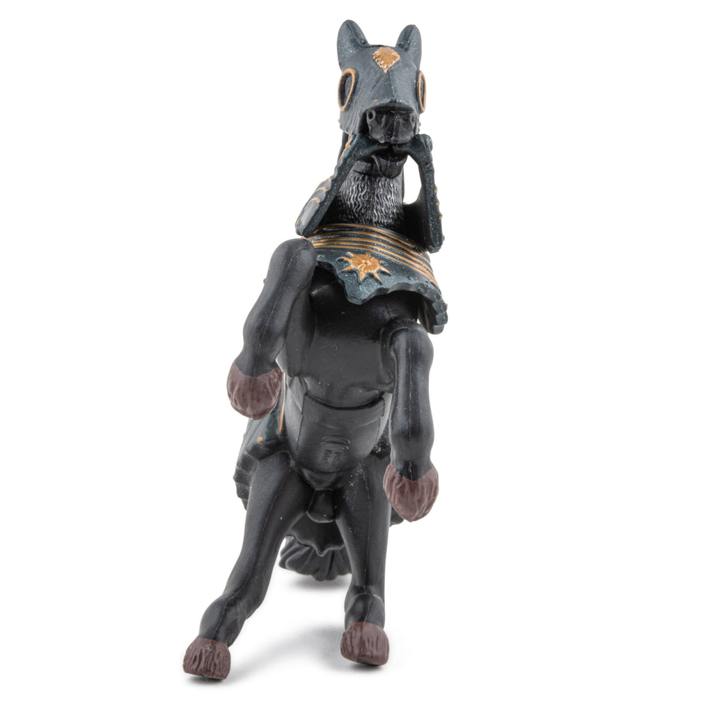 Paard Van Ridder In Zwarte Pantser - Speeldieren Papo - In den Olifant