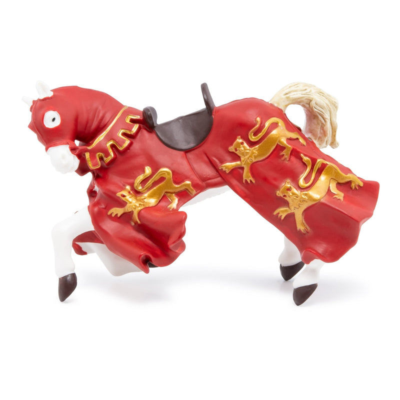 Paard Van Rode Koning Richard - Speelldieren Papo - In den Olifant