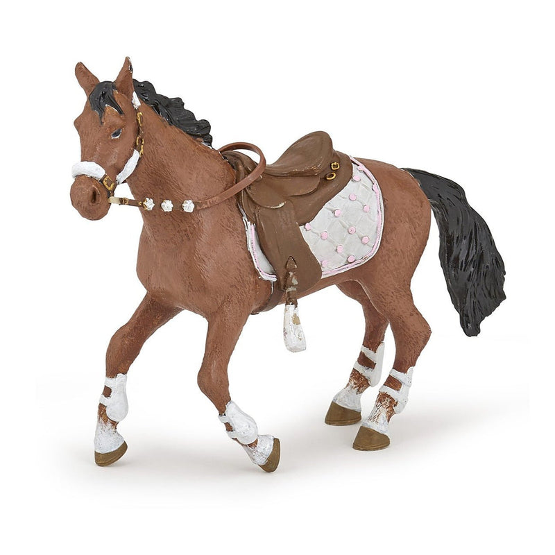 Paard Van Winter Ruiter Meisje - Speeldieren Papo - In den Olifant