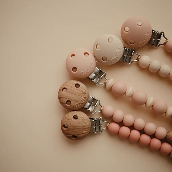 Siliconen Fopspeenketting Luna - Blush