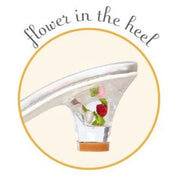 Parelmoer slippers met hoge hak - Ophelie - Verkleedschoenen Souza for kids - In den Olifant