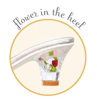 Parelmoer slippers met hoge hak - Ophelie - Verkleedschoenen Souza for kids - In den Olifant