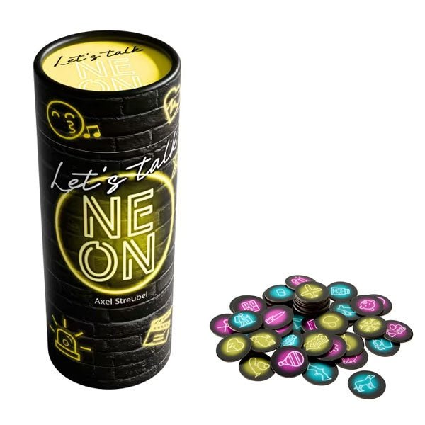 Party Game - Let's talk NEON Yellow - Behendigheidspellen Haba - In den Olifant