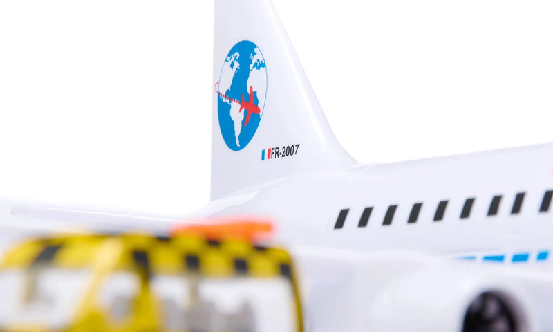 Passagiersvliegtuig met Siku World met accessoires - Vliegtuigen en helicopters Siku - In den Olifant