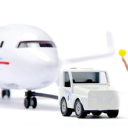 Passagiersvliegtuig met Siku World met accessoires - Vliegtuigen en helicopters Siku - In den Olifant