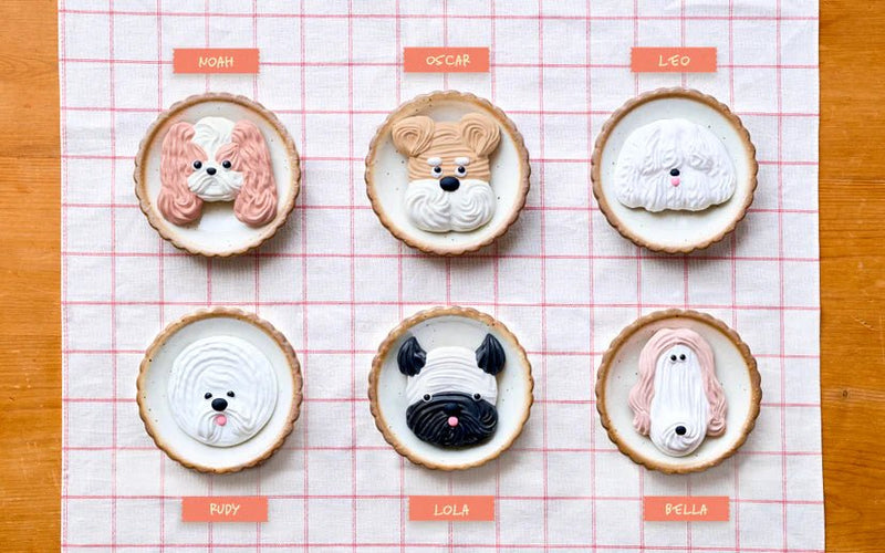 Pâtissticker Meringue Dogs Series - Stickers en stickersets Sonny Angel - In den Olifant