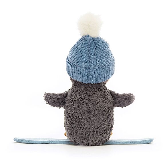 Peanut Penguin Snowboarding Small - Wilde dieren Jellycat - In den Olifant