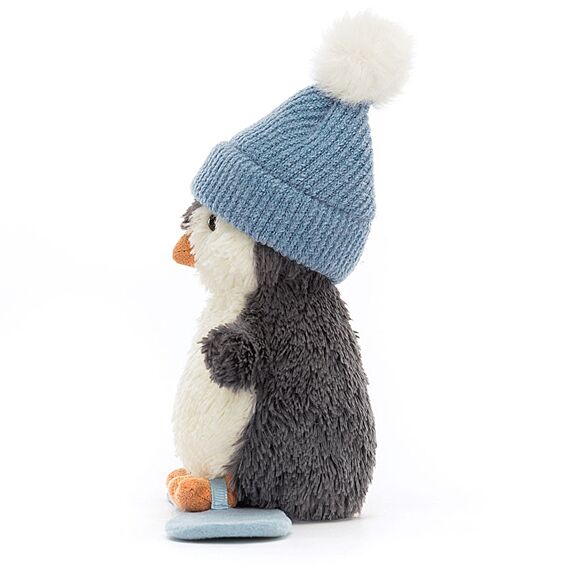 Peanut Penguin Snowboarding Small - Wilde dieren Jellycat - In den Olifant