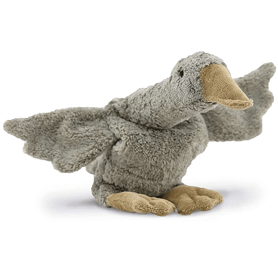 Kleine Knuffel Grijze Gans Met Warmtekussen | 47 Cm