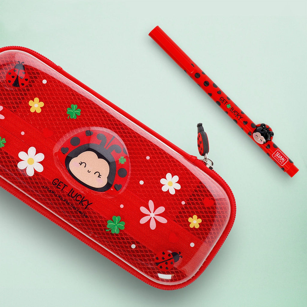 Pennenetui Wonder - Wow Pencil Case - Ladybug - Pennenzakken Legami - In den Olifant