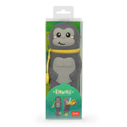 Pennenzak Kawaii 2-In-1 Silicone Pencil Case Gorilla - Pennenzakken Legami - In den Olifant