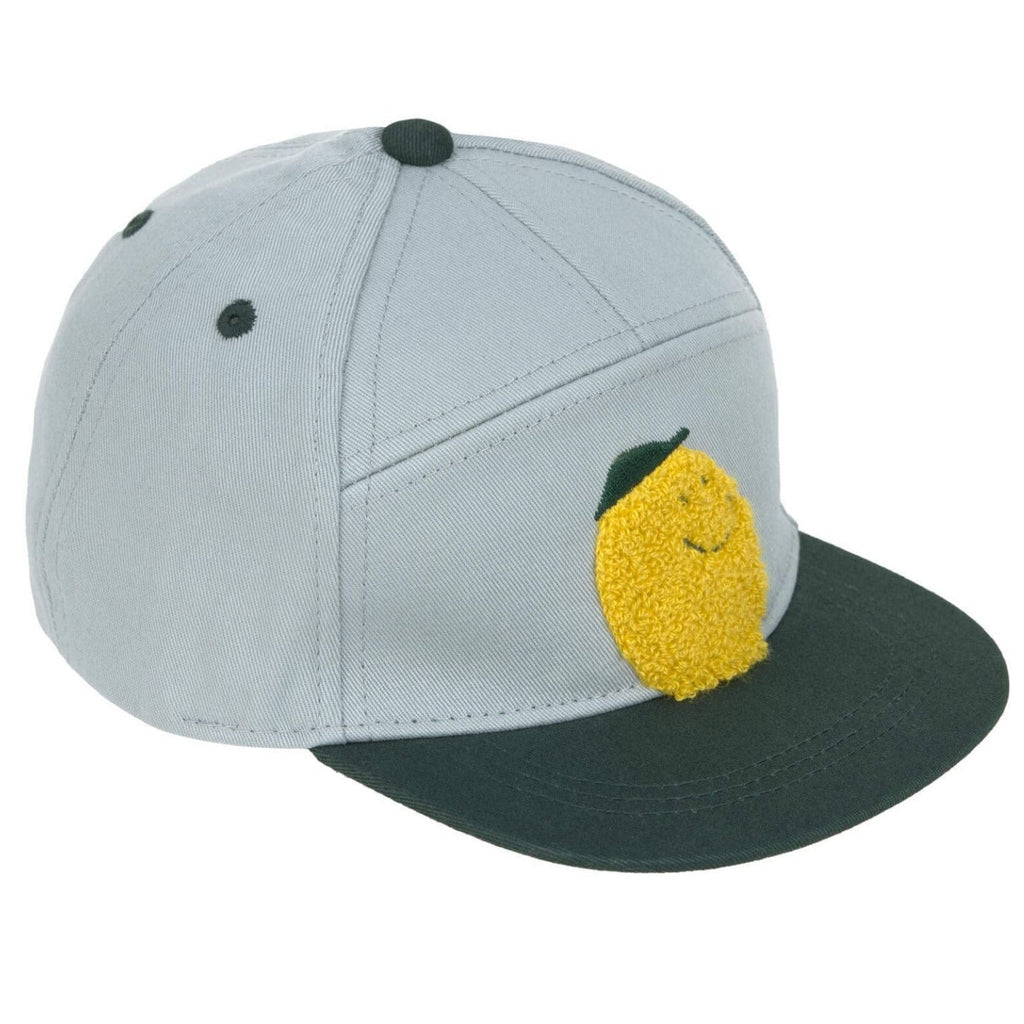 Pet Kids Skater Cap Lemon Light Blue/Dark Green - Petten & mutsen Lässig - In den Olifant