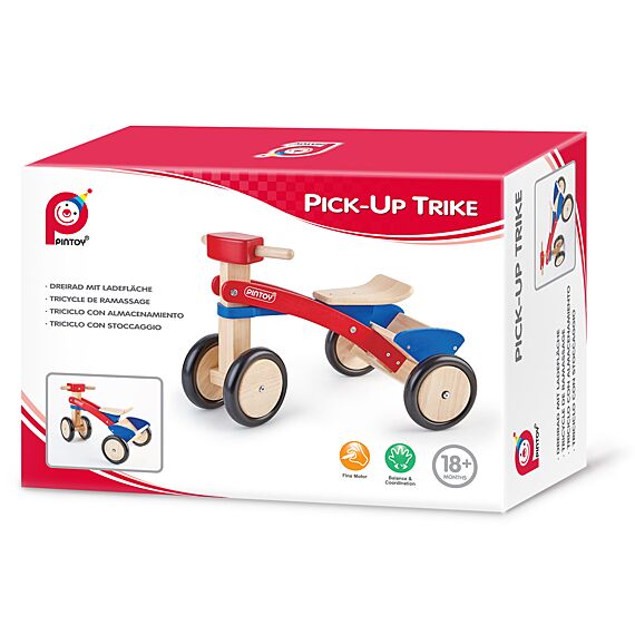 Houten Driewieler Pick-Up Trike