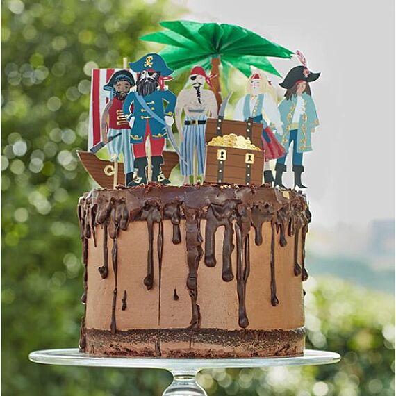 Pirates & Palm Tree Cake Toppers - Taartversiering Meri Meri - In den Olifant